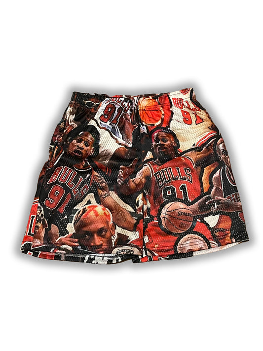 SNKRS02 Dennis Rodman Mesh Shorts